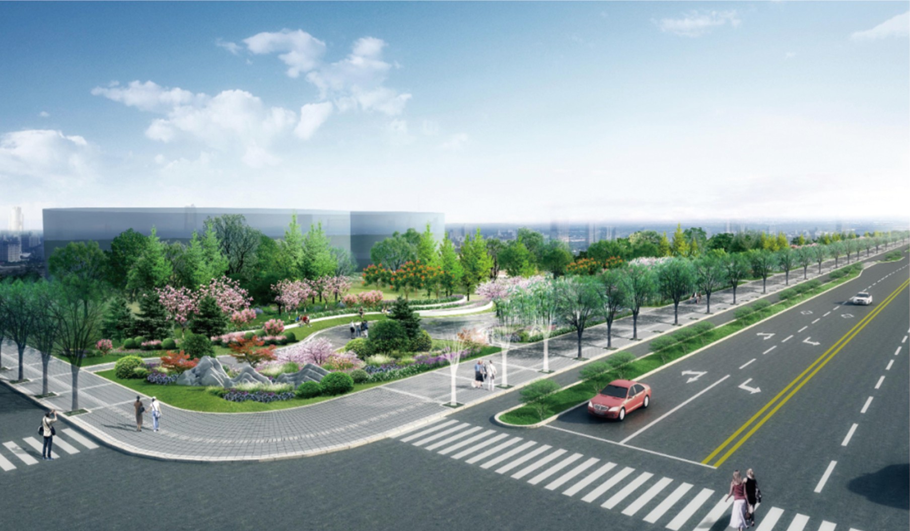 鄠邑区城区主要道路及环境景观提升乐鱼-LEYU官方网站监理